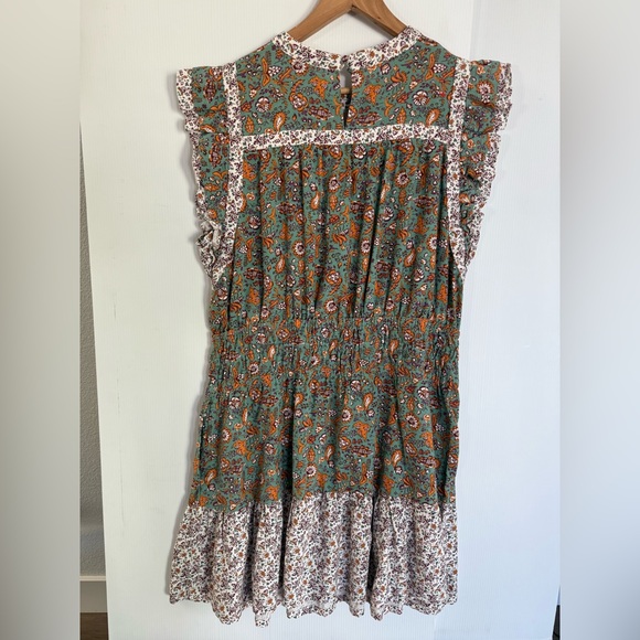 UNIVERSAL THREAD cotton/linen floral dress - Picture 2 of 11